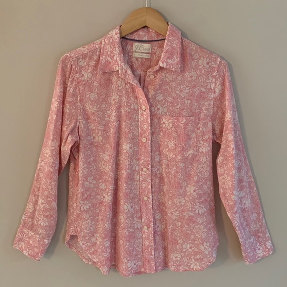 J. Crew Tops J Crew Classicfit Soft Gauze Button Up Shirt Tossed